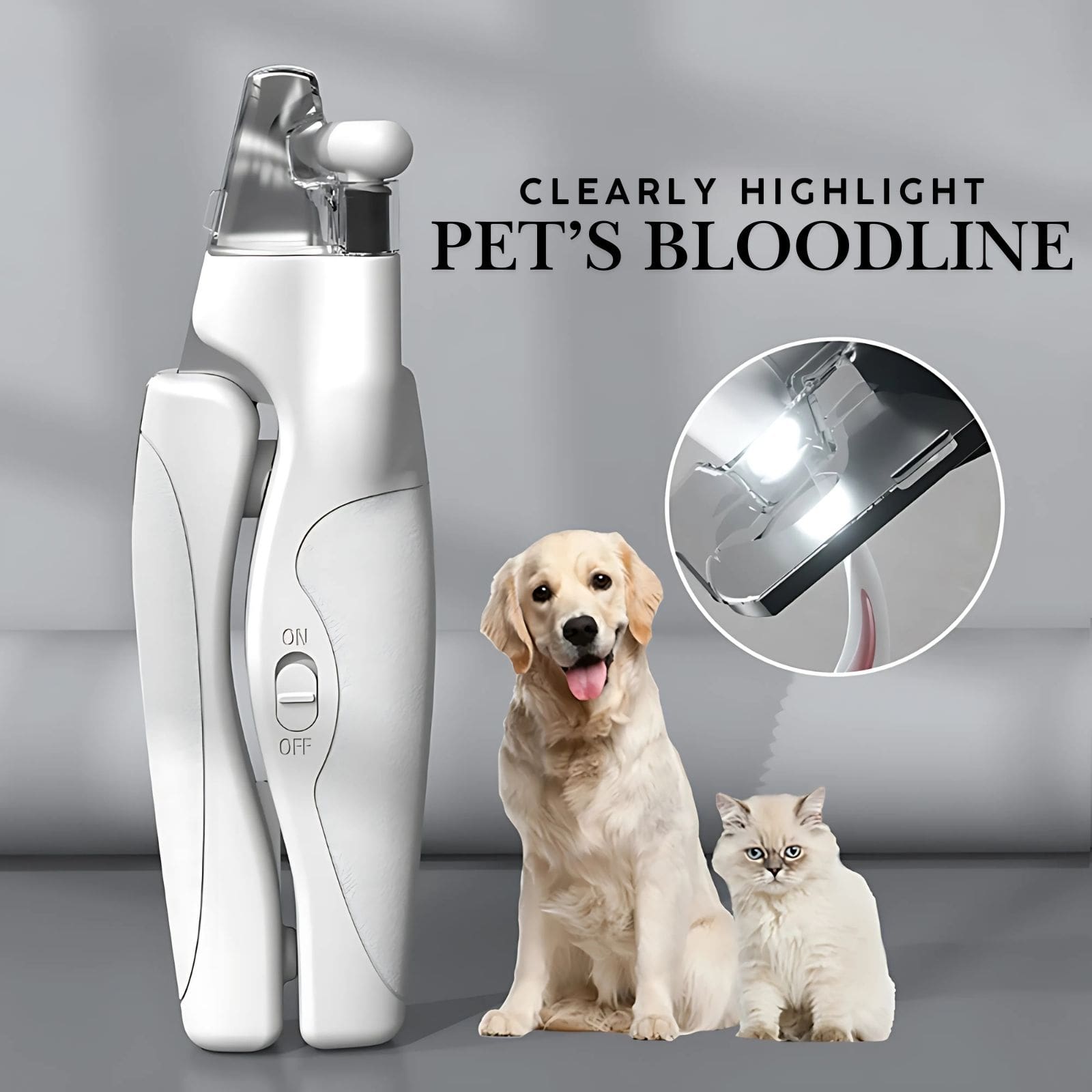 BG 2 in 1 Dog Nail Grinder and Clipper with Quick Sensor 2.0