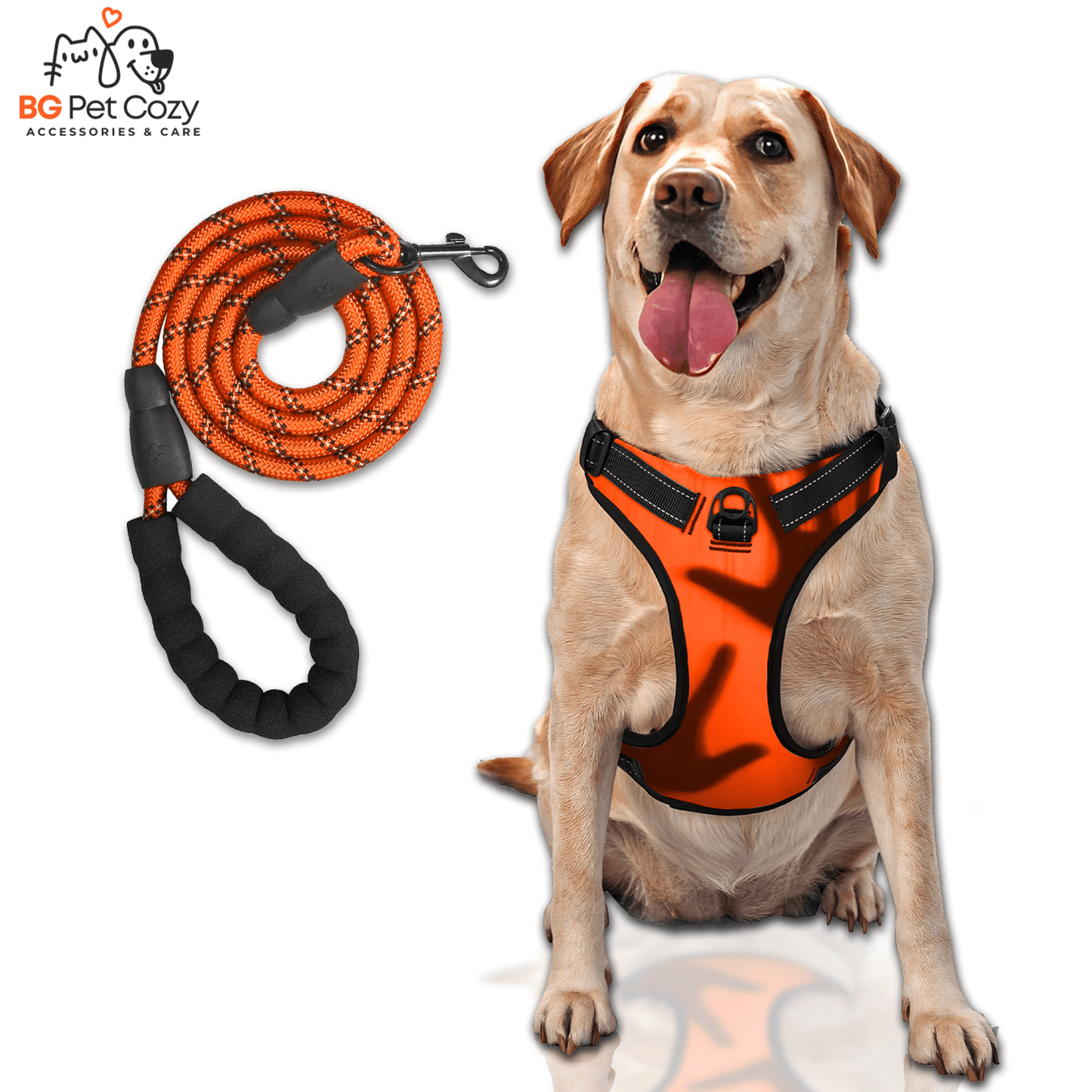 Reflective No-Pull Dog Harness with Breathable Padding - Safe & Easy to Adjust for Comfortable Walks