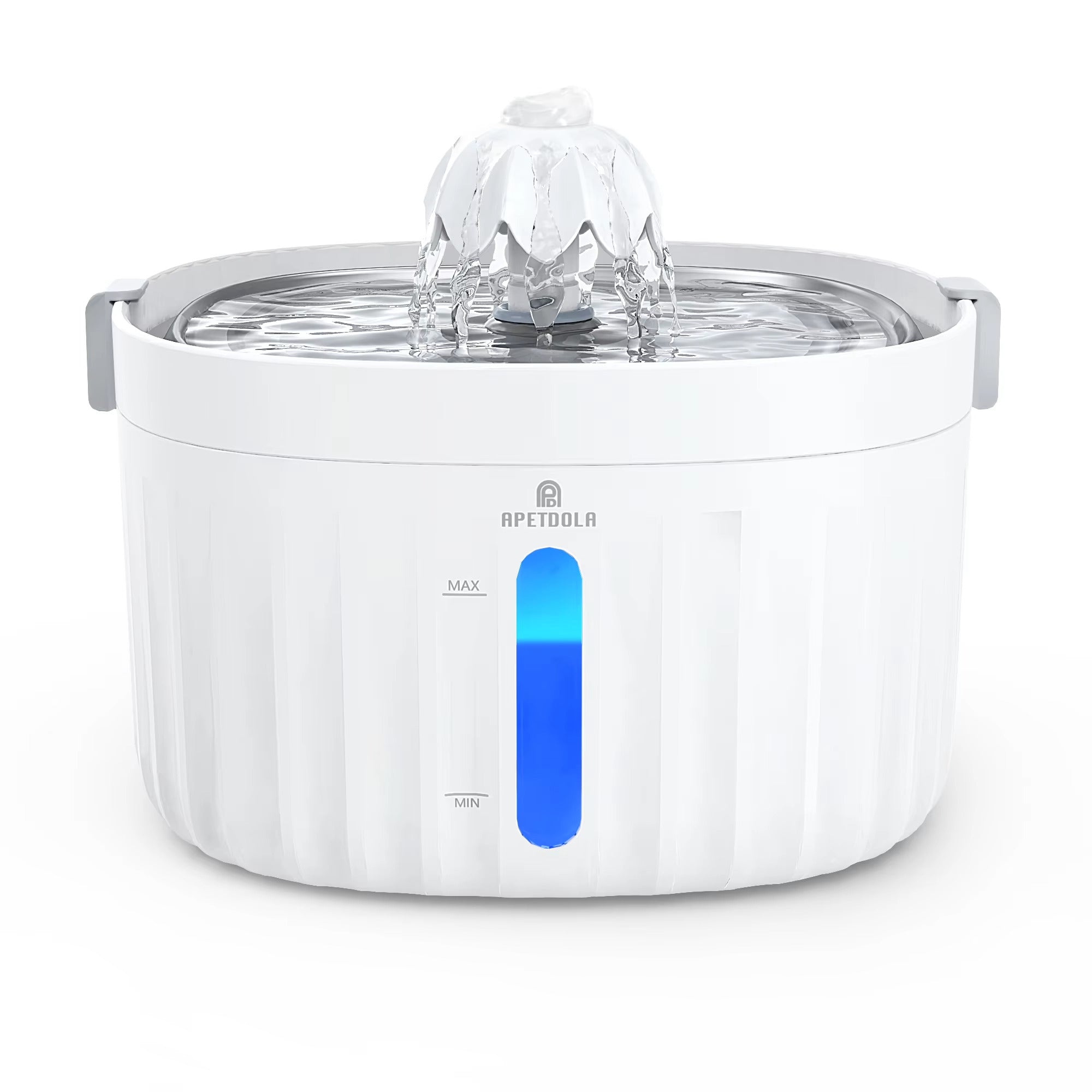 Automatic Pet Water Fountain with Large 2L Capacity, 6-Layer Filtration, Made of Stainless Steel, Ultra-Quiet Operation