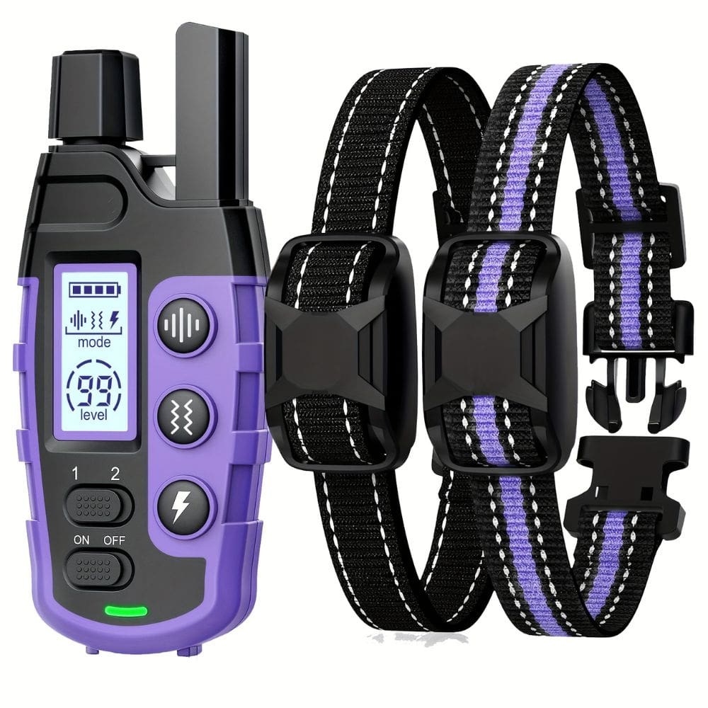 Dog Training Collar with 3 Modes - 3600Ft Remote Control, Rechargeable, Waterproof