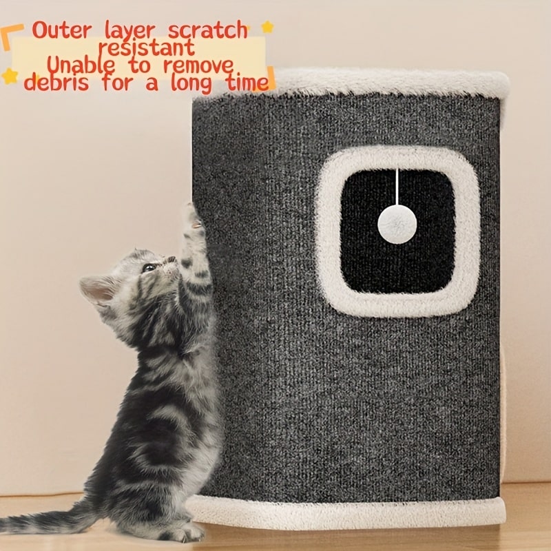 Modern Multi-Level Cat Villa - Cozy, Durable Cat House with Sisal Scratching Post - The Perfect Haven for Cats in Every Season