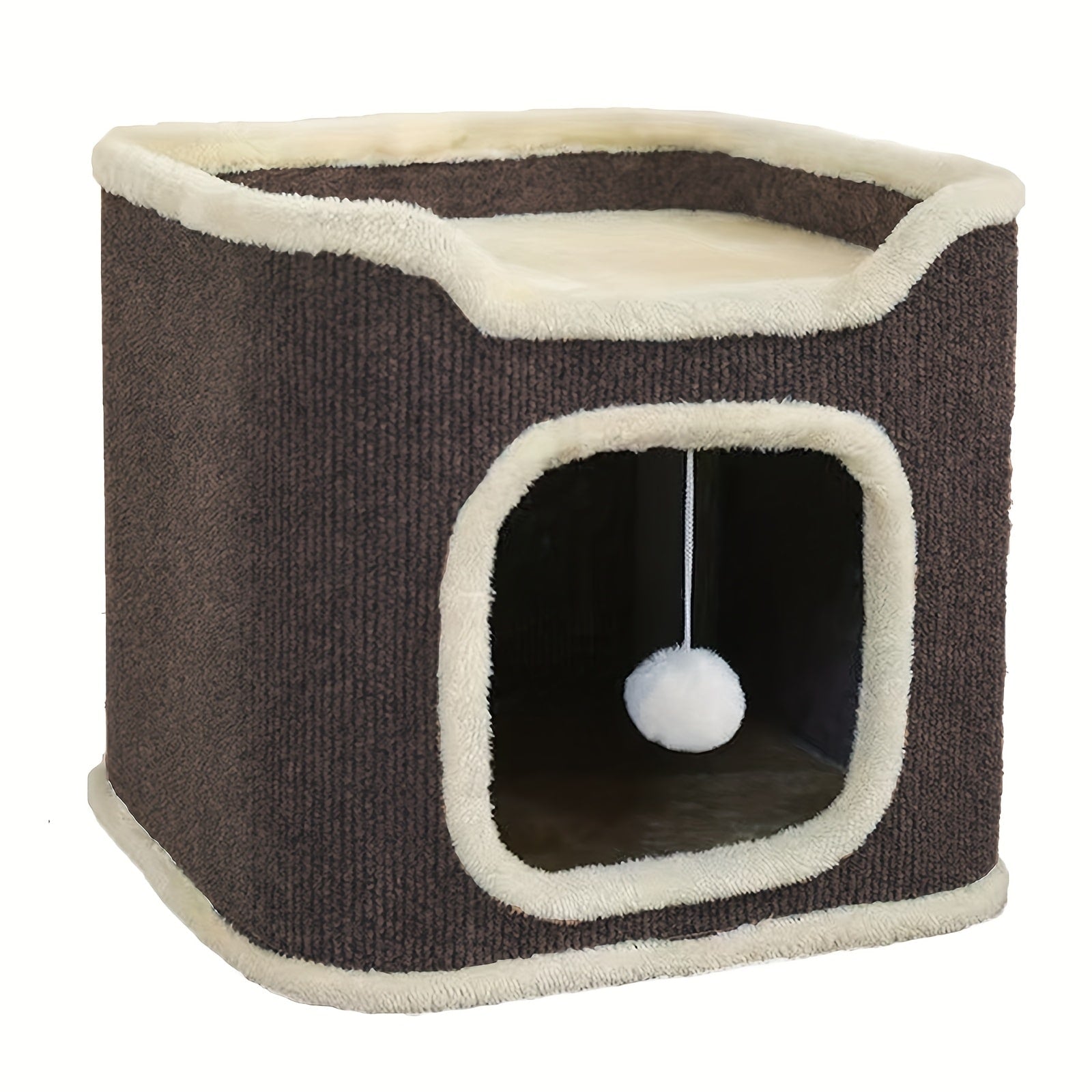 Modern Multi-Level Cat Villa - Cozy, Durable Cat House with Sisal Scratching Post - The Perfect Haven for Cats in Every Season