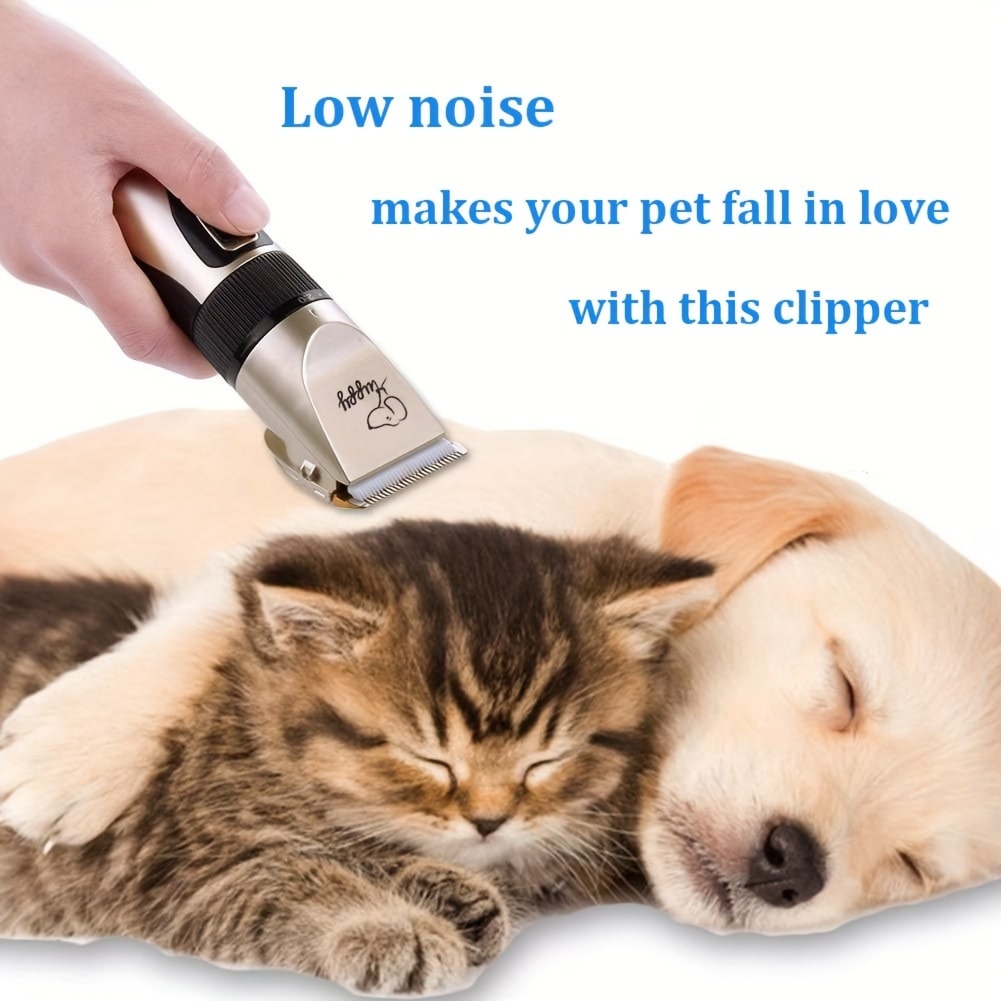 12-in-1 Premium Pet Hair Clipper Set – Precision Electric Trimmer with Gentle Cutting Technology – Perfect for Professional At-Home Grooming, Quiet Clipper for Dogs and Cats.